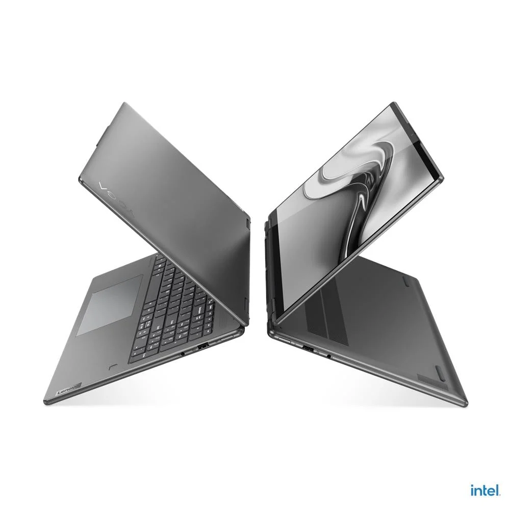 Lenovo Yoga 7i 16IAH7 i7-12700H 16GB 512GB Used Laptop Lahore — Lenovo laptop side and angled view, buy in Lahore Pakistan