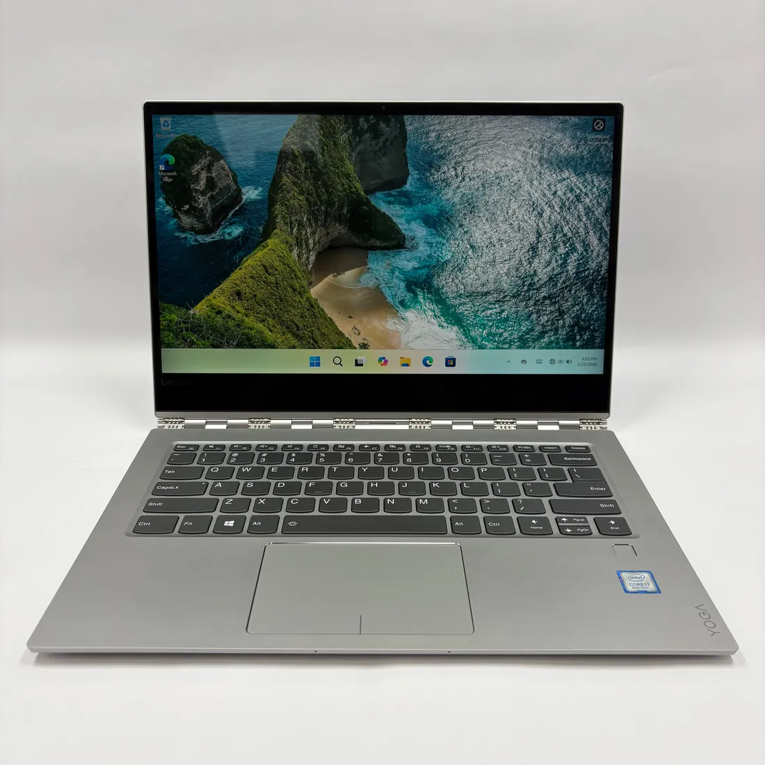 Lenovo Yoga 920 i7-8550U 16GB 512GB — Lenovo laptop side and angled view, buy in Lahore Pakistan