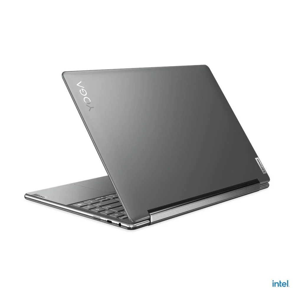 Lenovo Yoga 9i 14IAP7 i7-1260P 16GB 1TB Used Laptop Lahore — Lenovo laptop side and angled view, buy in Lahore Pakistan