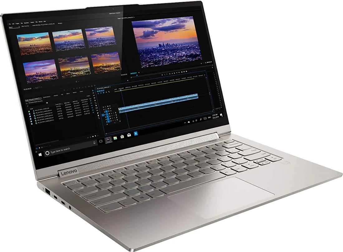 Lenovo Yoga C940 i7-1065G7 16GB 1TB — Lenovo laptop keyboard and ports view, Lahore Pakistan