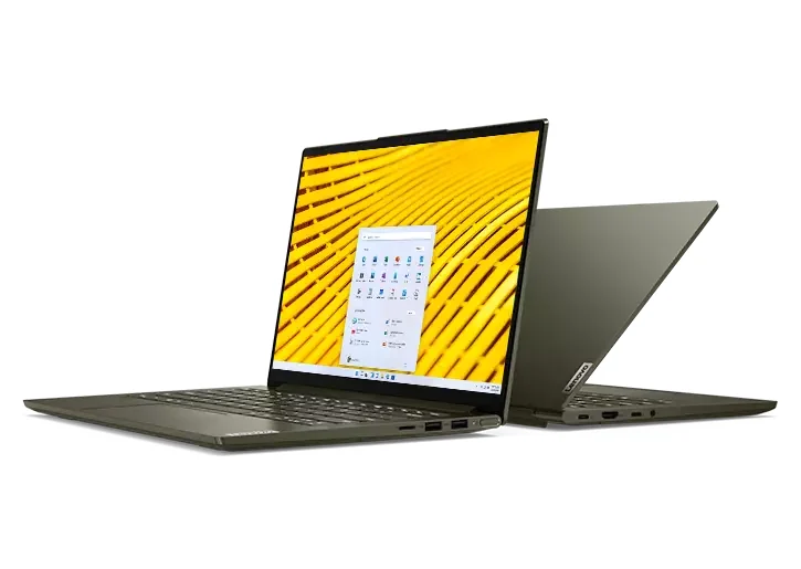 Lenovo Yoga Slim 7 i7-1355U 16GB 512GB — Lenovo laptop side and angled view, buy in Lahore Pakistan