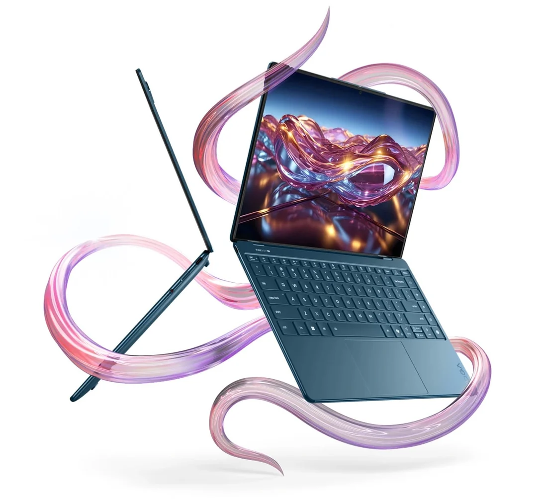 Lenovo Yoga Slim 9i 14ITL5 i7-1165G7 16GB 1TB Used Laptop Lahore — Lenovo laptop keyboard and ports view, Lahore Pakistan