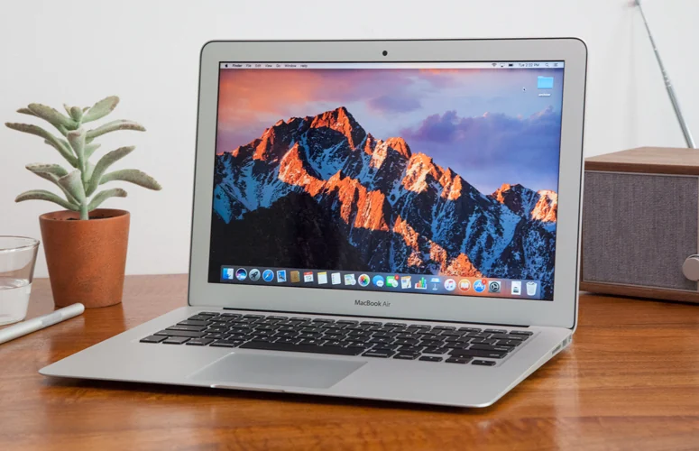 MacBook Air 13″ 2017 (256GB) — Apple laptop side and angled view, buy in Lahore Pakistan