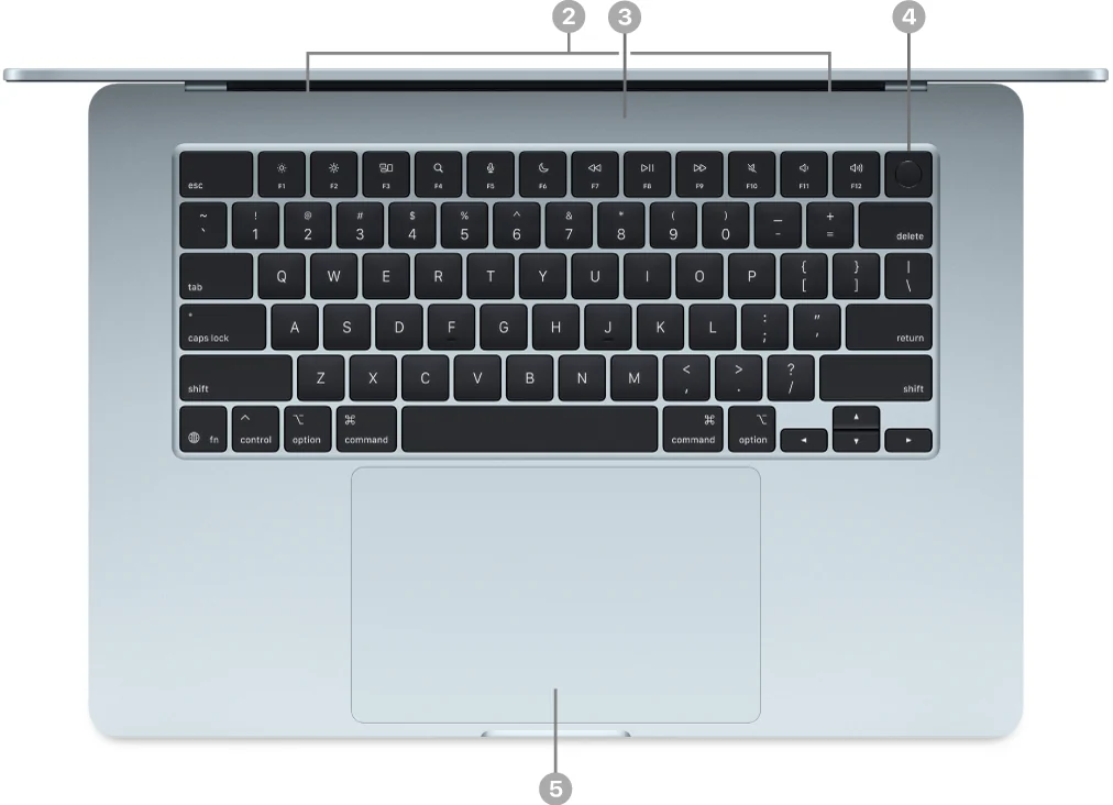 MacBook Air 13″ 2017 Speaker Set — Apple laptop side and angled view, buy in Lahore Pakistan