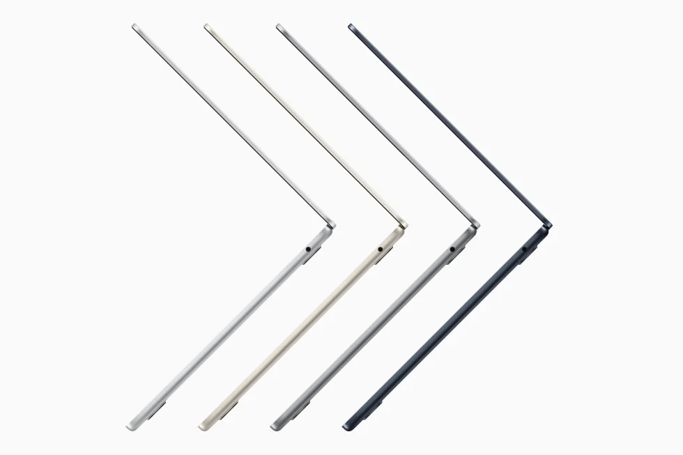 MacBook Air 13″ 2022 M2 (256GB) — Apple laptop keyboard and ports view, Lahore Pakistan