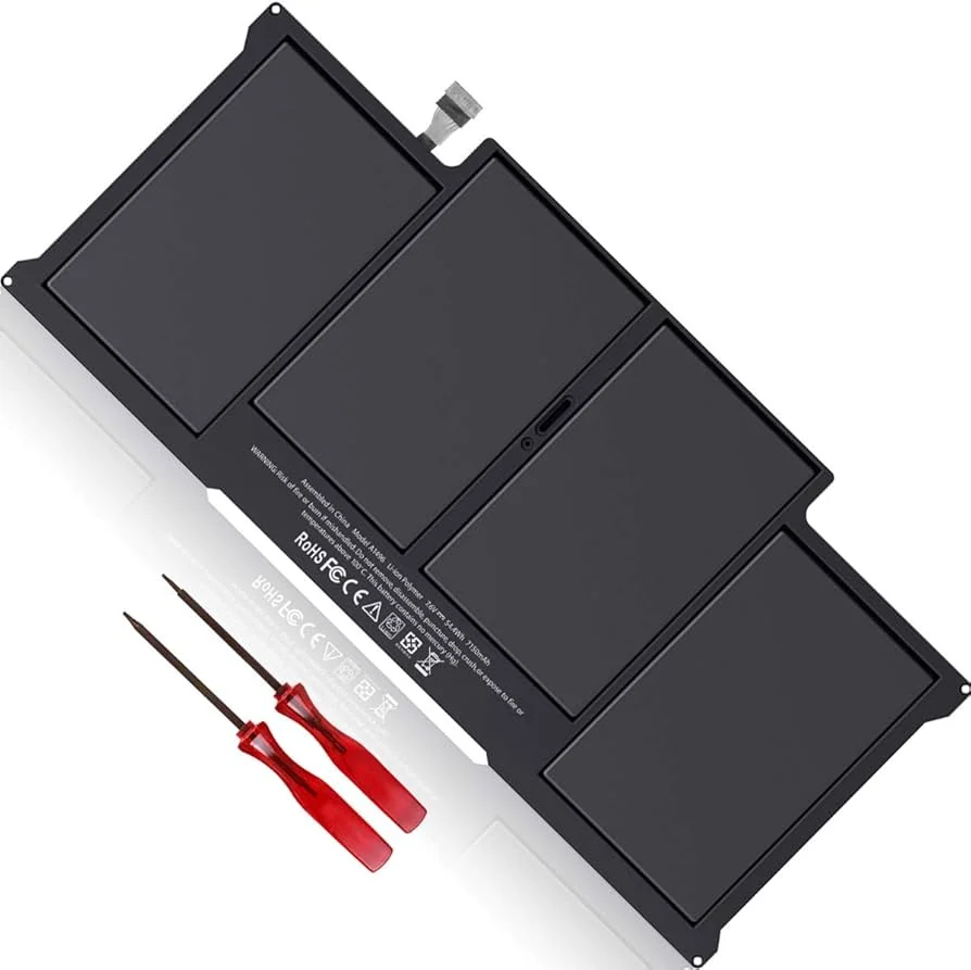 MacBook Air 13 A1466 (2013-2017) 54Wh Battery (Genuine A1496) — Apple laptop side and angled view, buy in Lahore Pakistan