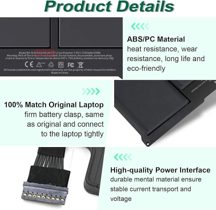 MacBook Air 13 A1466 (2013-2017) 54Wh Battery (Genuine A1496) — used Apple laptop for sale in Pakistan, NN Laptops Lahore