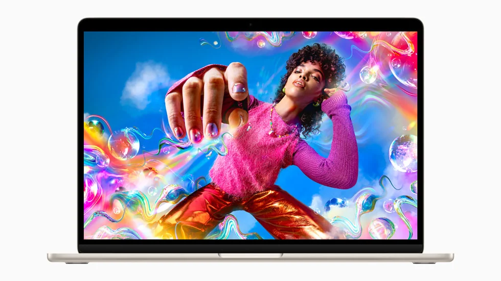 MacBook Air 15″ 2023 M2 — Apple laptop keyboard and ports view, Lahore Pakistan
