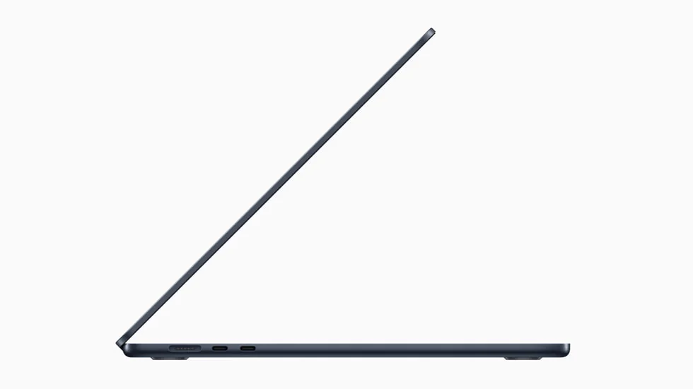MacBook Air 15″ 2023 M2 — Apple laptop side and angled view, buy in Lahore Pakistan
