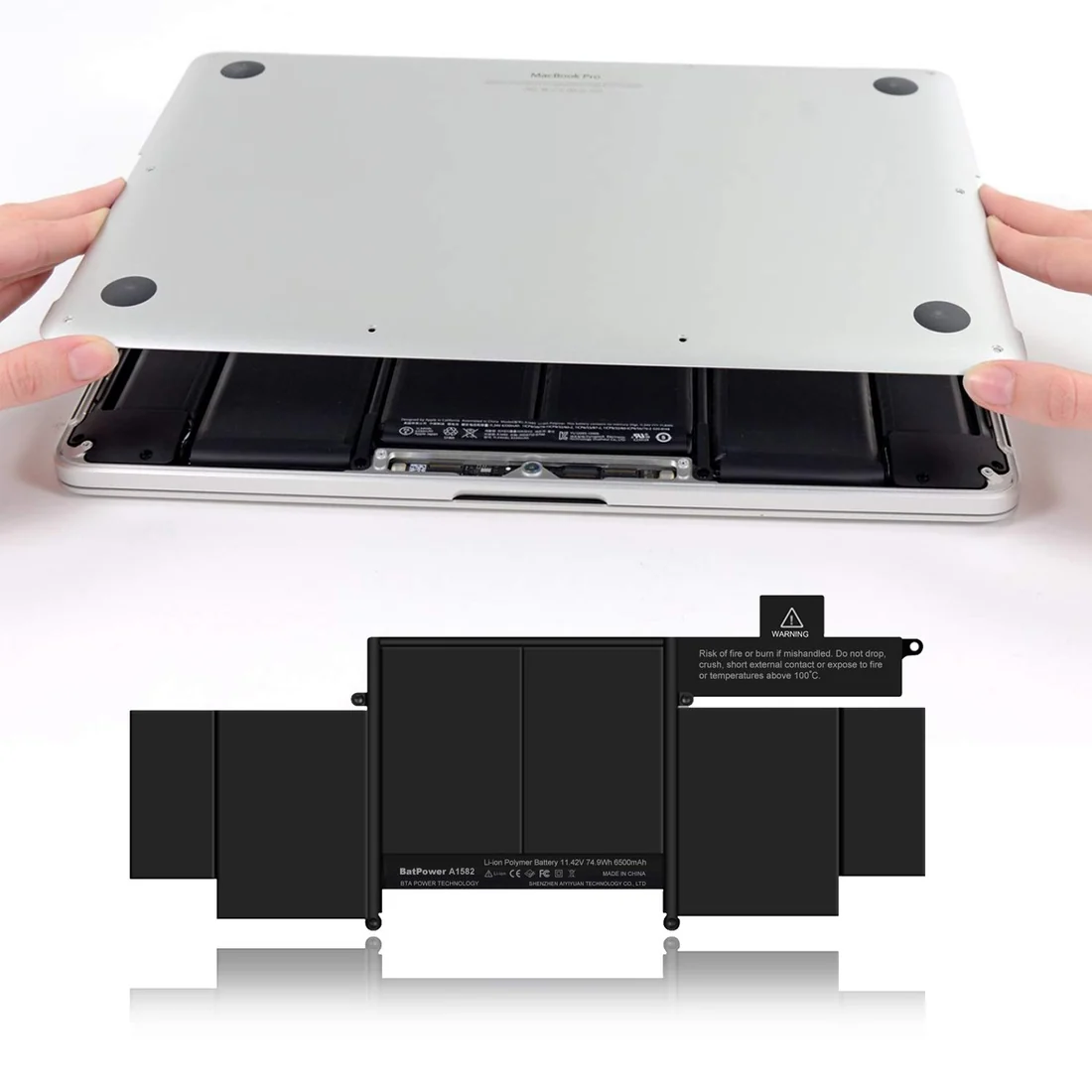 MacBook Pro 13″ 2015 (A1502) Battery — used Apple laptop for sale in Pakistan, NN Laptops Lahore