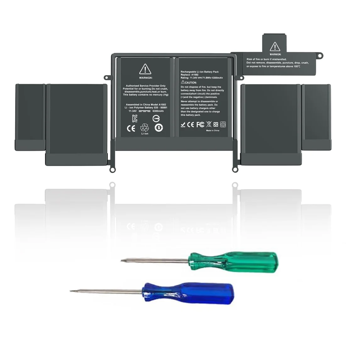 MacBook Pro 13″ 2015 Battery (A1502) — Apple laptop side and angled view, buy in Lahore Pakistan