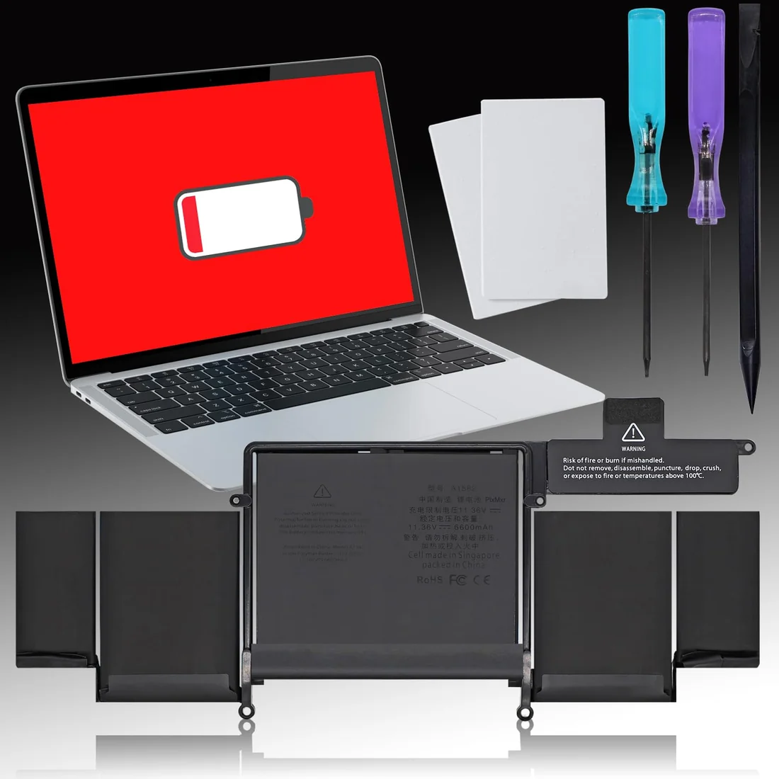 MacBook Pro 13″ 2015 Battery (A1502) — used Apple laptop for sale in Pakistan, NN Laptops Lahore
