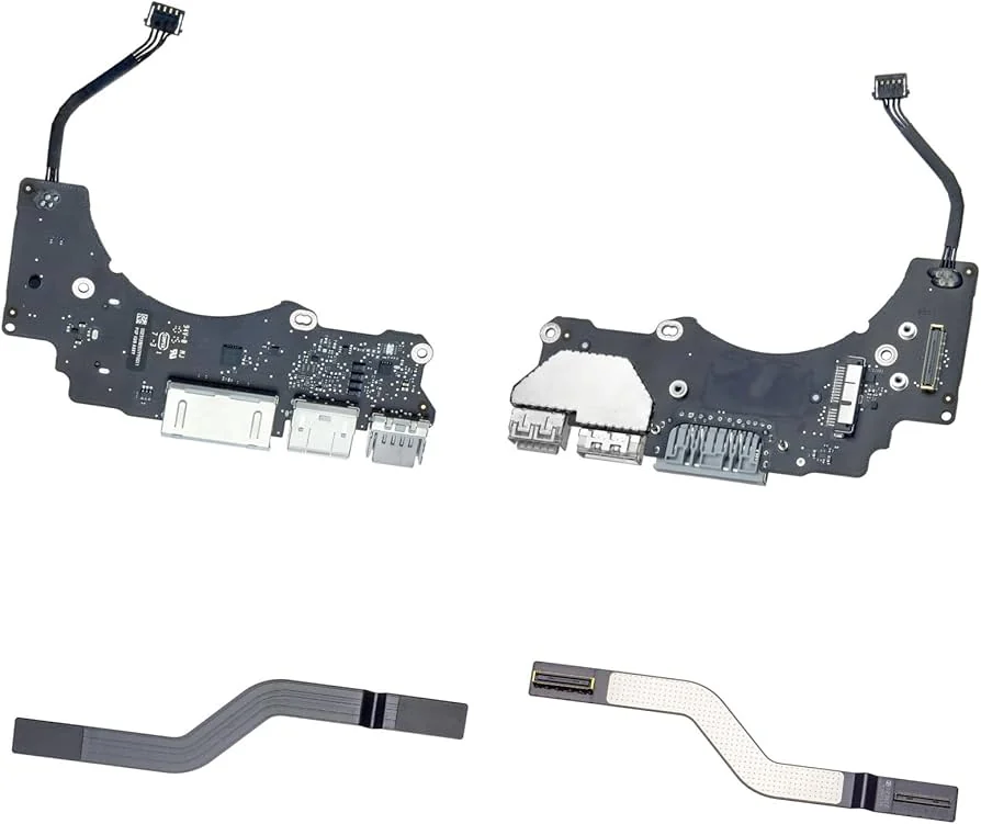 MacBook Pro 13 2015 MagSafe 2 I/O Board (A1502 Replacement Genuine) — Apple laptop keyboard and ports view, Lahore Pakistan