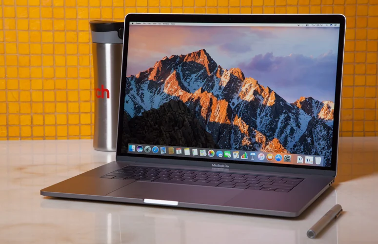 MacBook Pro 15″ 2017 Touch Bar — Apple laptop side and angled view, buy in Lahore Pakistan