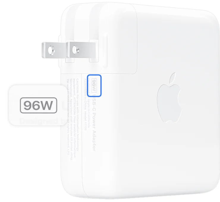 MacBook USB-C 60W Charger 2016+ — Apple laptop side and angled view, buy in Lahore Pakistan