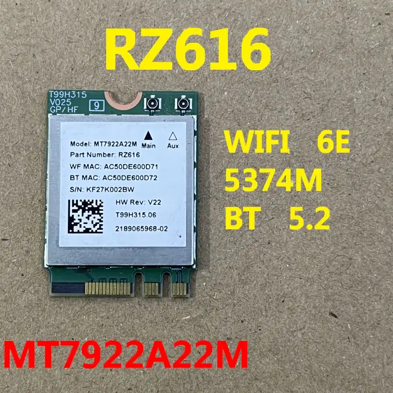 MediaTek MT7922 WiFi 6E M.2 2230 Laptop WiFi Card — used MediaTek laptop for sale in Pakistan, NN Laptops Lahore