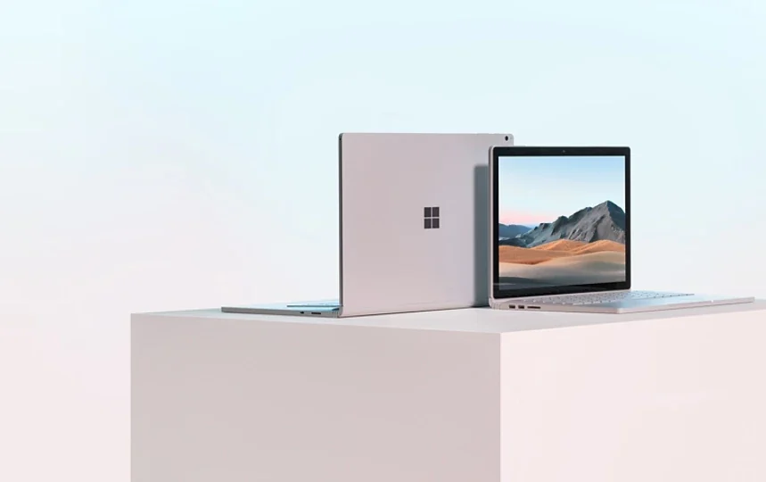 Microsoft Surface Book 3 i7-1065G7 16GB 512GB — Microsoft laptop side and angled view, buy in Lahore Pakistan
