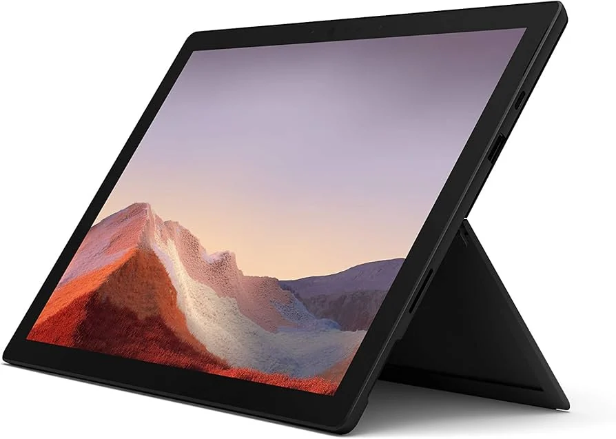 Microsoft Surface Pro 7 i5 i5-1035G4 8GB 256GB Touch Used Lahore — Microsoft laptop keyboard and ports view, Lahore Pakistan