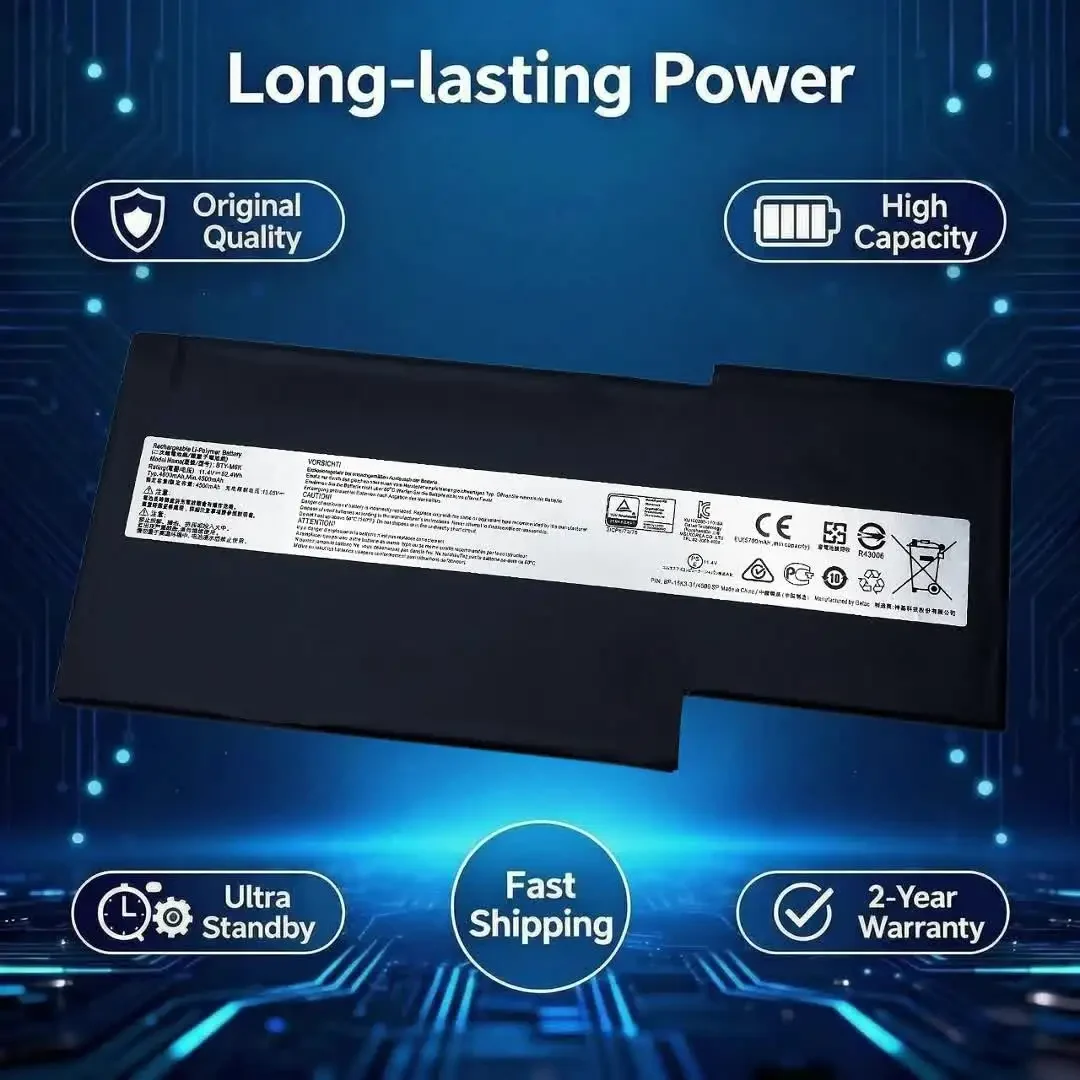MSI GF63 / GF65 Thin Gaming 51Wh 3-Cell Battery (BTY-M6K Original) — batteries price in Pakistan, NN Laptops Lahore