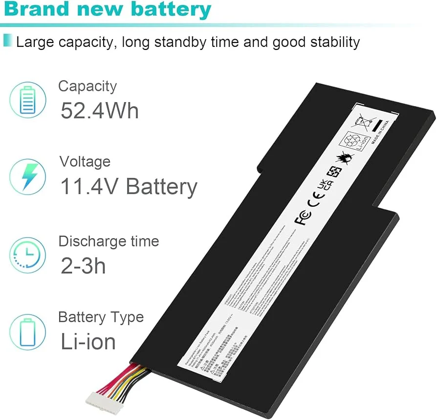 MSI GF63/GF65 Thin Gaming Battery — genuine batteries in Lahore, Pakistan