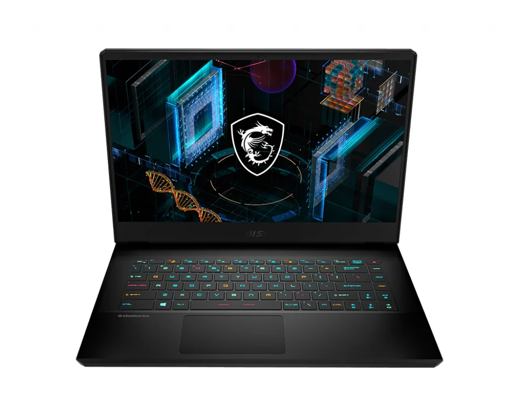 MSI GP66 Leopard i7-11800H 16GB 1TB — MSI laptop side and angled view, buy in Lahore Pakistan