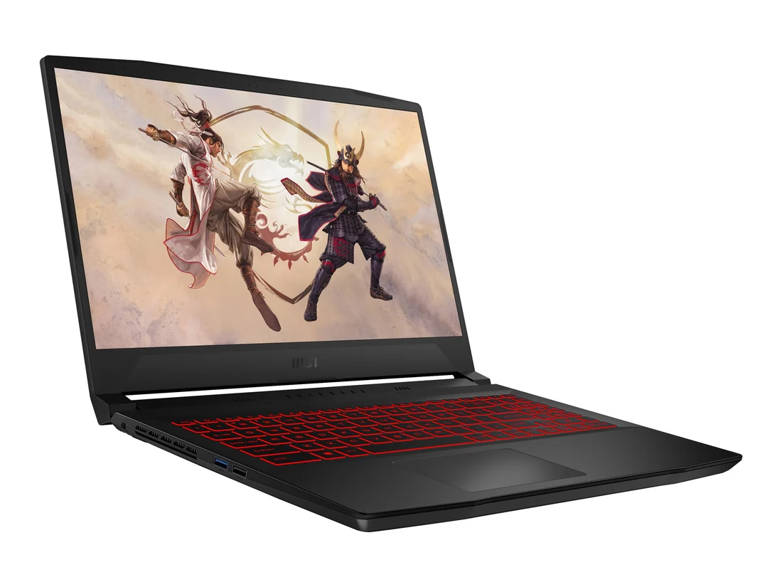MSI Katana GF66 i7-11800H 16GB 512GB — MSI laptop side and angled view, buy in Lahore Pakistan