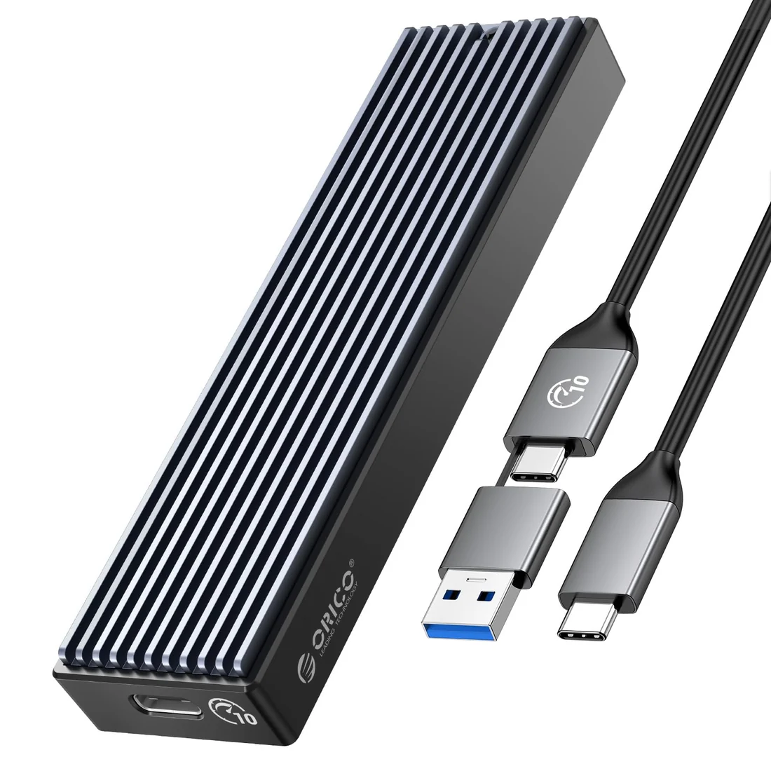 Orico M.2 NVMe to USB-C 3.2 Gen2 Enclosure — Portable USB-C SSD E — genuine laptop parts in Lahore, Pakistan