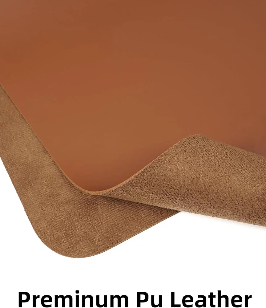 Premium PU Leather Office Desk Mat Mouse Pad 90x40cm Brown — accessories price in Pakistan, NN Laptops Lahore