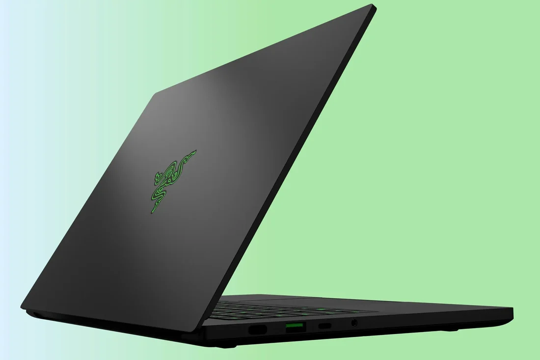 Razer Blade 14 Ryzen 9 5900HX 16GB 1TB — Razer laptop side and angled view, buy in Lahore Pakistan