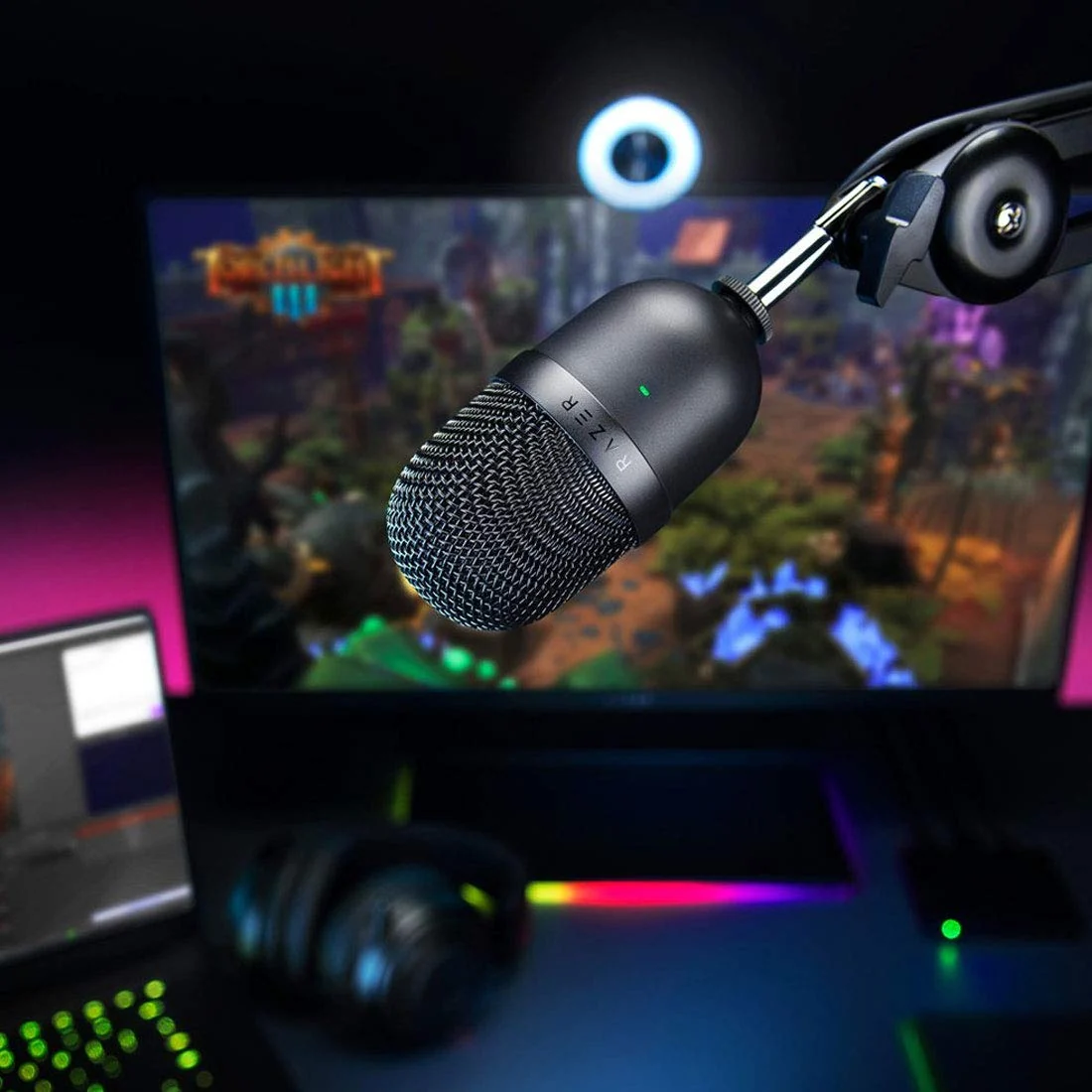 Razer Seiren Mini USB Streaming Microphone Compact Black — genuine accessories in Lahore, Pakistan