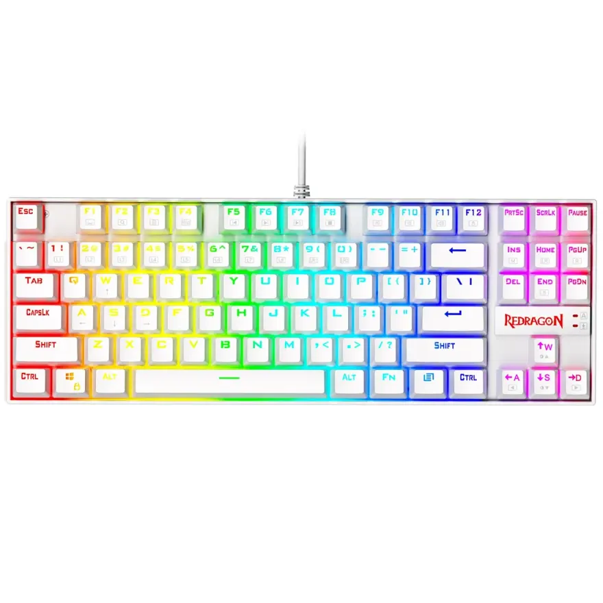 Redragon K552 Kumara TKL Mechanical RGB Gaming Keyboard — original accessories at NN Laptops, Hafeez Center Lahore Pakistan