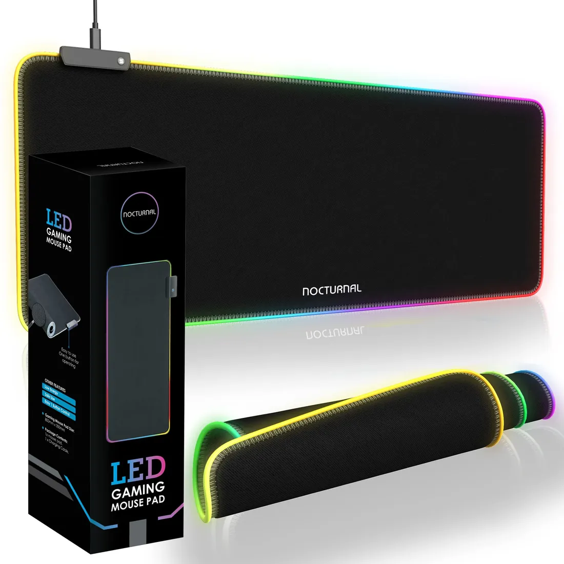Redragon P020 RGB XXL Mouse Pad — original accessories at NN Laptops, Hafeez Center Lahore Pakistan