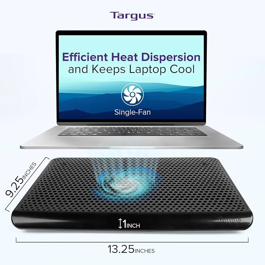 Targus Chill Mat Lightweight Slim 16 inch Dual Fan Cooling — accessories price in Pakistan, NN Laptops Lahore
