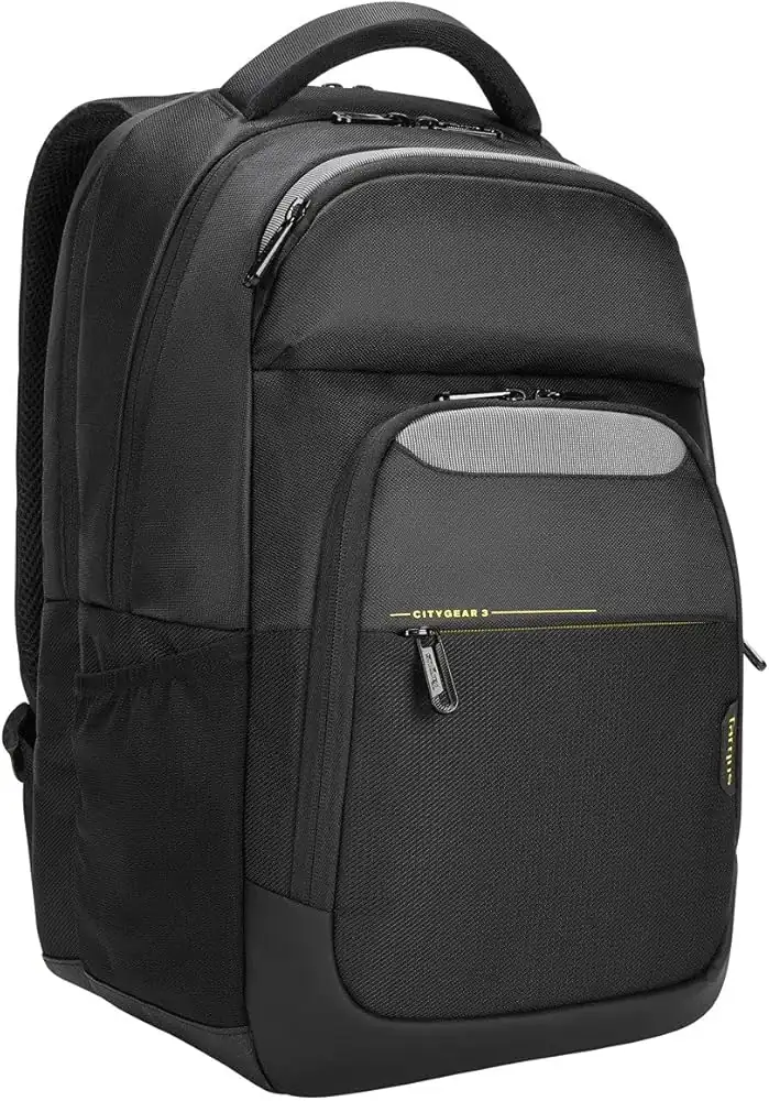 Targus CityGear 15.6 inch Laptop Backpack Black — Targus laptop keyboard and ports view, Lahore Pakistan