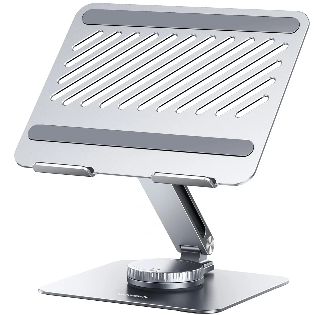 Ugreen Portable Laptop Stand — Ugreen laptop side and angled view, buy in Lahore Pakistan