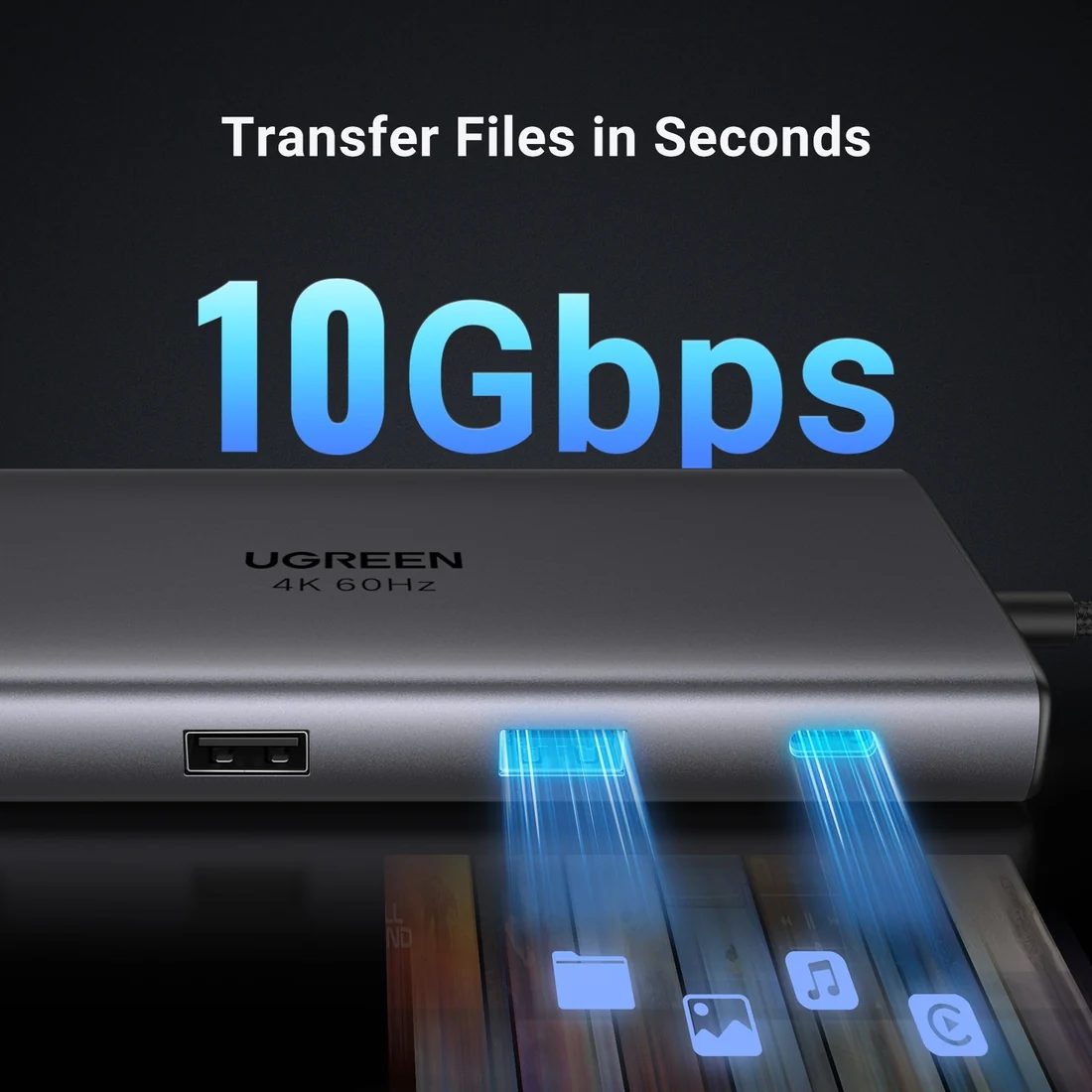 Ugreen USB-C Hub 9-in-1 with HDMI Ethernet PD 100W — accessories price in Pakistan, NN Laptops Lahore