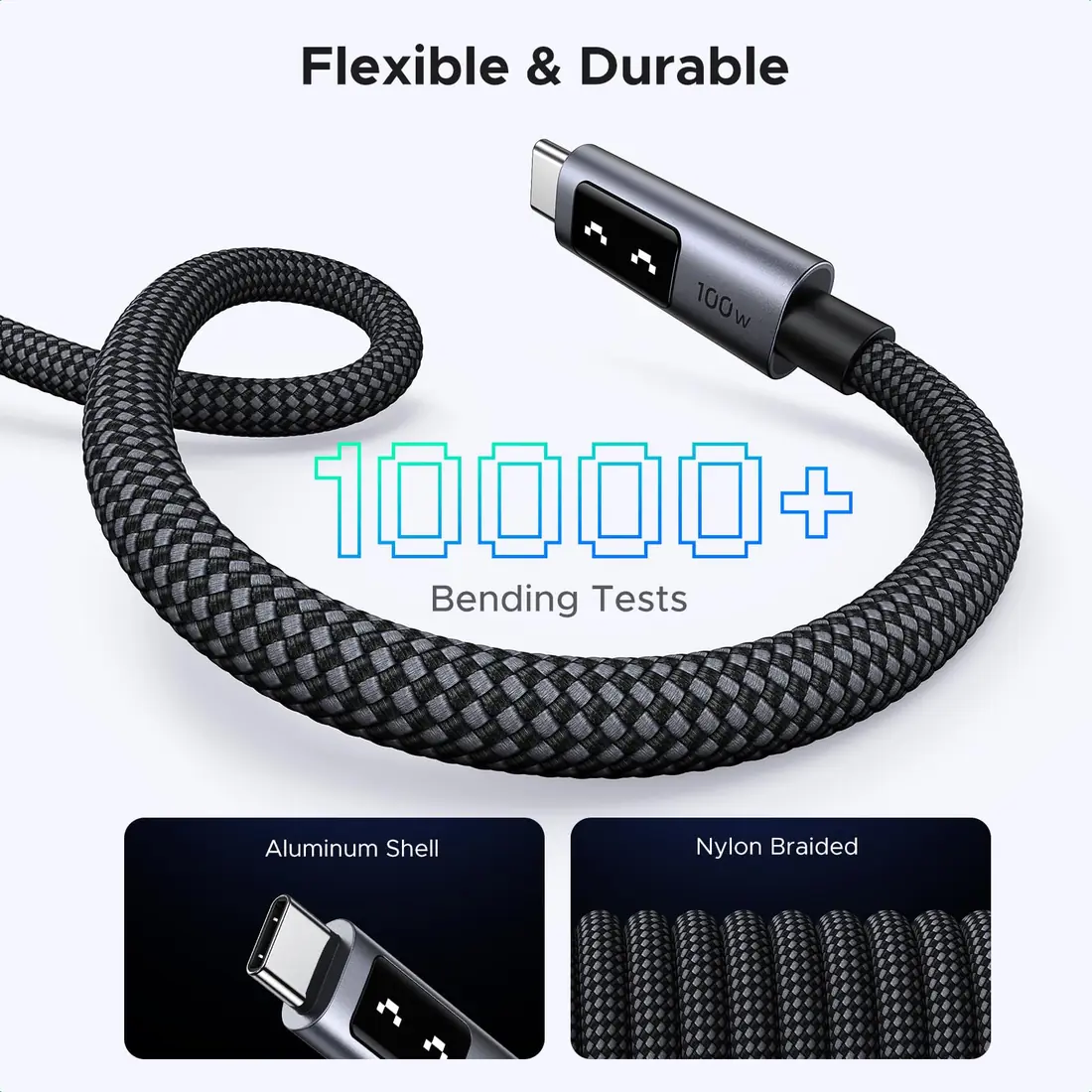 USB-C to USB-C 100W Cable (1m Ugreen) — genuine accessories in Lahore, Pakistan
