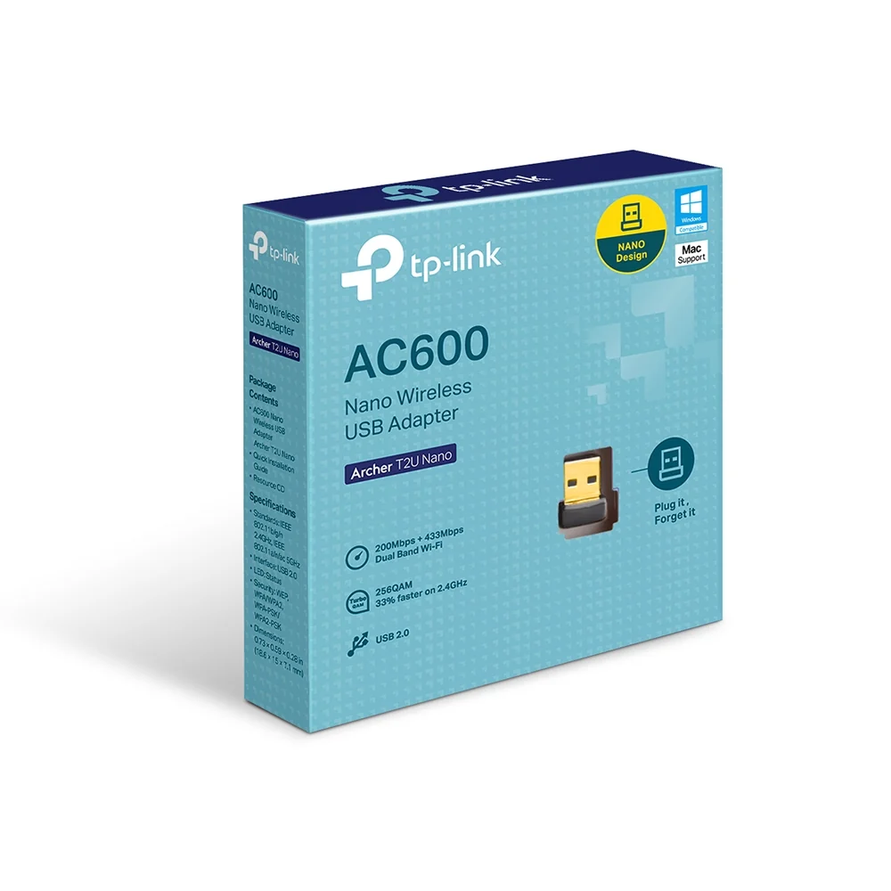 USB Wi-Fi Adapter AC600 (TP-Link) — genuine accessories in Lahore, Pakistan