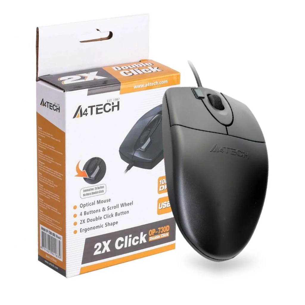USB Wired Optical Mouse (A4Tech OP-620D) — accessories price in Pakistan, NN Laptops Lahore