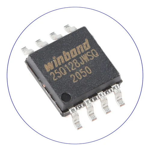 Winbond 25Q128 16MB SPI BIOS Flash Chip SOIC-8 New — genuine laptop parts in Lahore, Pakistan