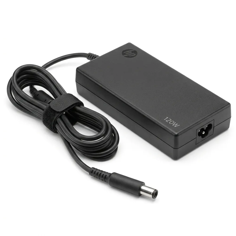 HP 120W Original Charger (Big Barrel) at N.N Laptop Lahore