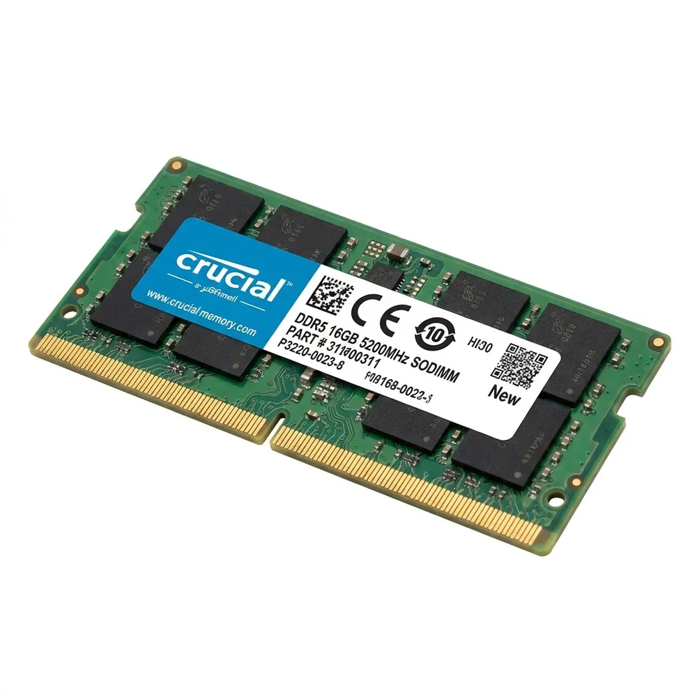 DDR5 16GB Laptop RAM 5200MHz (Crucial New) at N.N Laptop Lahore